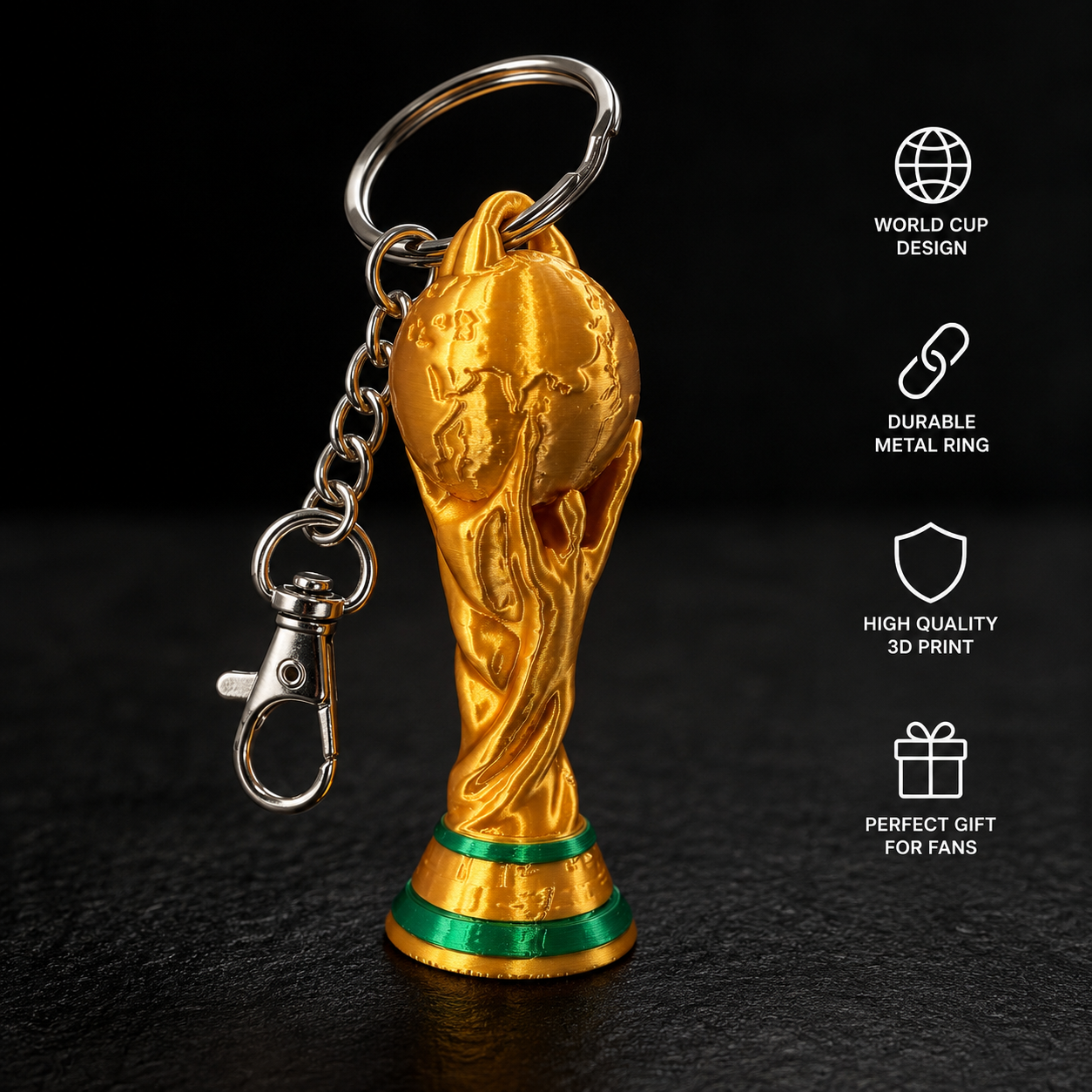 Fifa World Cup Trophy Keychain